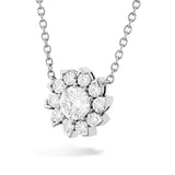 Hearts On Fire Aerial Sol Halo Necklace