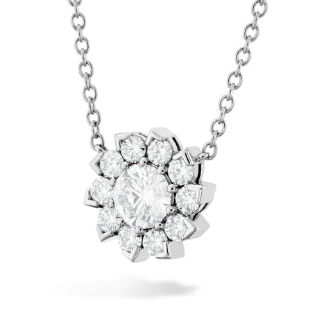 Hearts On Fire Aerial Sol Halo Necklace