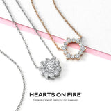 Hearts On Fire Aerial Sol Halo Necklace