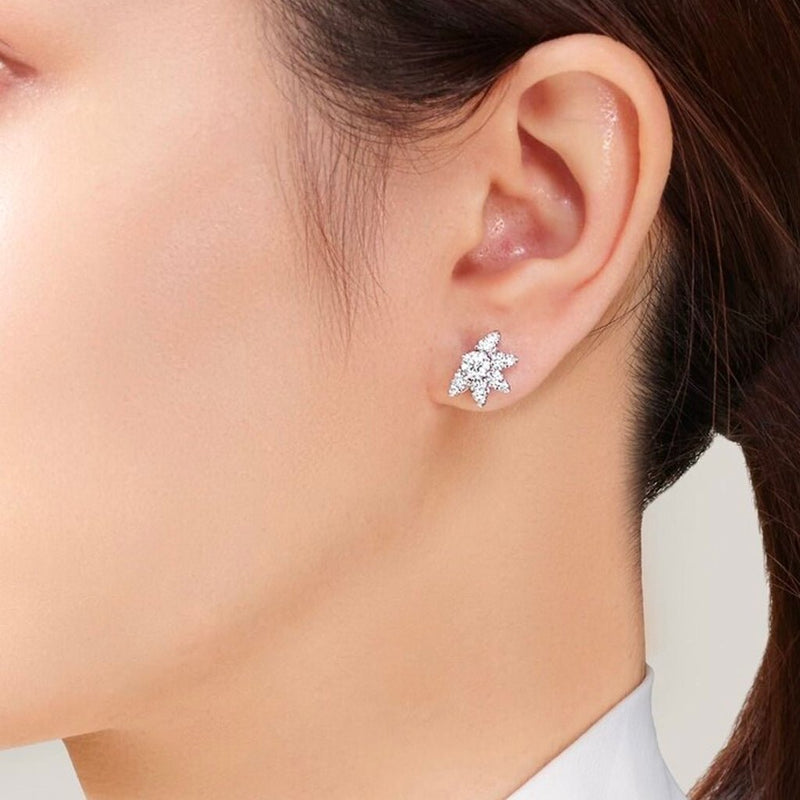 Hearts on Fire Aerial Sunburst Earring Studs