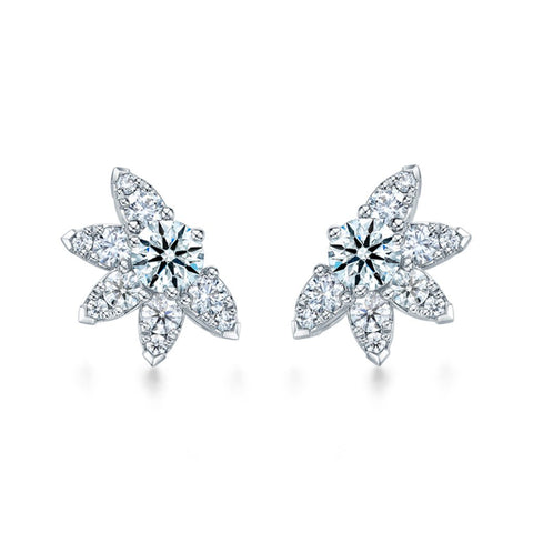 Hearts on Fire Aerial Sunburst Earring Studs