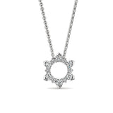 Hearts On Fire AERIAL Sunburst Enhancer Pendant Necklace