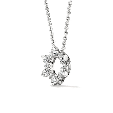 Hearts On Fire AERIAL Sunburst Enhancer Pendant Necklace