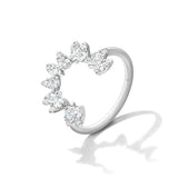 Hearts On Fire Aerial Sunburst Ring