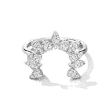 Hearts On Fire Aerial Sunburst Ring
