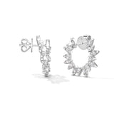 Hearts On Fire Aerial Sunburst Wrap Earring Small