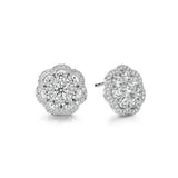 Hearts On Fire Aurora Cluster Earrings