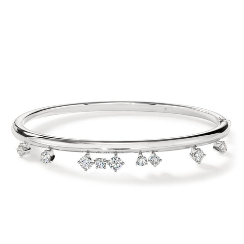 Hearts On Fire Barre Floating Diamond Bangle