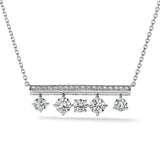 Hearts On Fire Barre Floating Diamond Pavè Pendant Necklace
