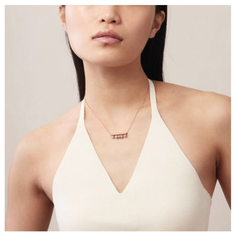 Hearts On Fire Barre Floating Diamond Pavè Pendant Necklace