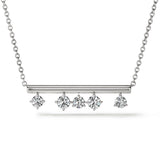 Hearts On Fire Barre Floating Diamond Pendant Necklace