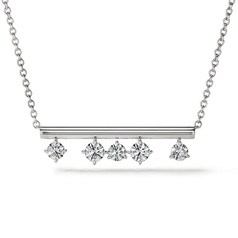 Hearts On Fire Barre Floating Diamond Pendant Necklace