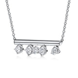 Hearts On Fire Barre Floating Diamond Pendant Necklace