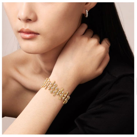 Hearts On Fire Barre Multi-Row Small Bracelet