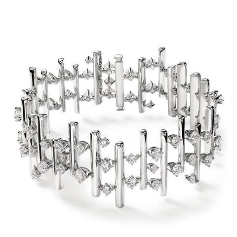 Hearts On Fire Barre Multi-Row Small Bracelet