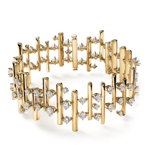 Hearts On Fire Barre Multi-Row Small Bracelet