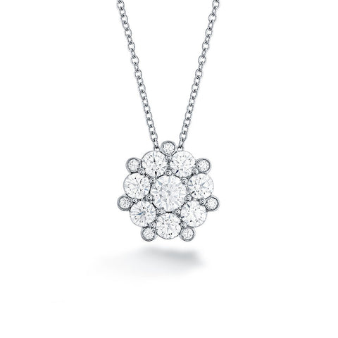 Hearts On Fire Beloved Cluster Diamond Pendant
