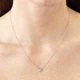 Hearts On Fire Classic Bezel Solitaire Diamond Necklace