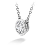 Hearts On Fire Classic Bezel Solitaire Diamond Necklace