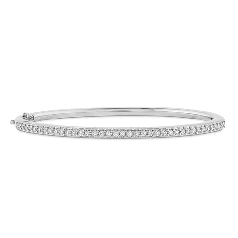 Hearts On Fire Classic Prong Set Bangle - 170