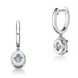 Hearts On Fire Ellipse Diamond Leverback Drop Earrings