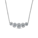 Hearts On Fire Ellipse Diamond Necklace