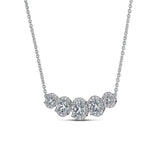 Hearts On Fire Ellipse Diamond Necklace