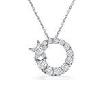 Hearts On Fire Illa Circle Cluster Pendant