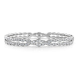Hearts On Fire Lorelei Floral Diamond Double Twist Bangle