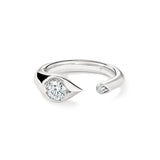 Hearts On Fire LU Open Droplet Ring
