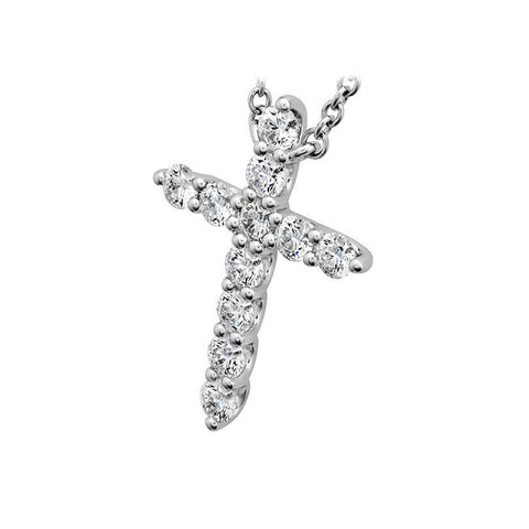 Hearts On Fire Signature Cross Pendant