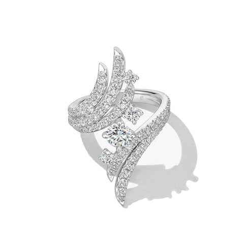 Hearts on Fire Vela Bypass Cocktail Ring