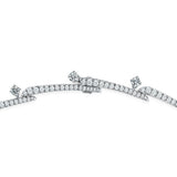 Hearts On Fire Vela Crossover Pavé Necklace