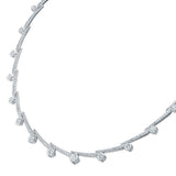 Hearts On Fire Vela Crossover Pavé Necklace