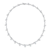 Hearts On Fire Vela Crossover Pavé Necklace