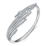 Hearts On Fire Vela French Cut Pavé Bangle