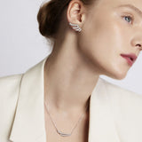 Hearts On Fire Vela French Cut Pavé Diamond Asymmetrical Climber Earrings