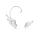 Hearts On Fire Vela French Cut Pavé Diamond Asymmetrical Climber Earrings