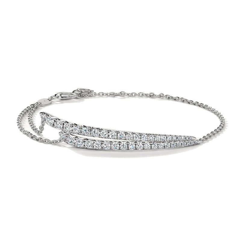 Hearts On Fire Vela French Cut Pavé Diamond Bracelet