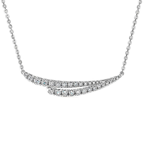 Hearts on Fire Vela French Cut Pavé Diamond Pendant Necklace