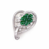 Jade Brooch
