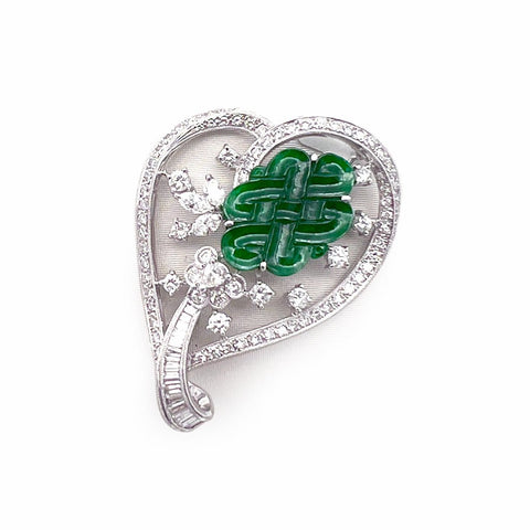 Jade Brooch