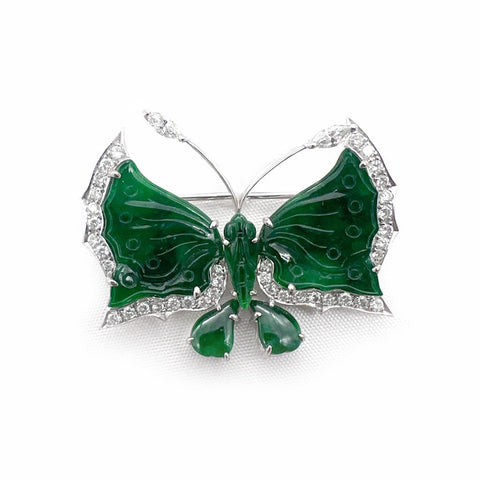 Jade Brooch