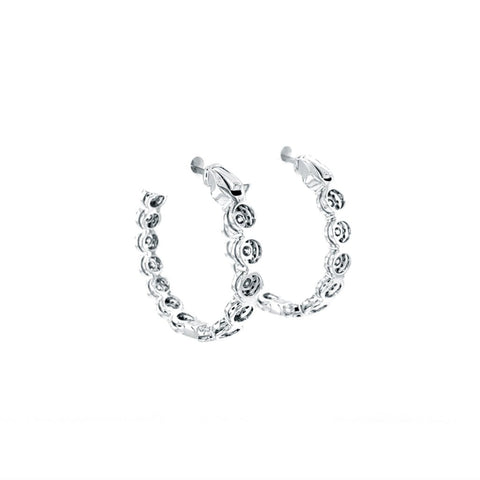 Mémoire Diamond Hoop Earrings