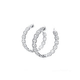 Mémoire Diamond Hoop Earrings