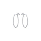 Mémoire Diamond Hoop Earrings