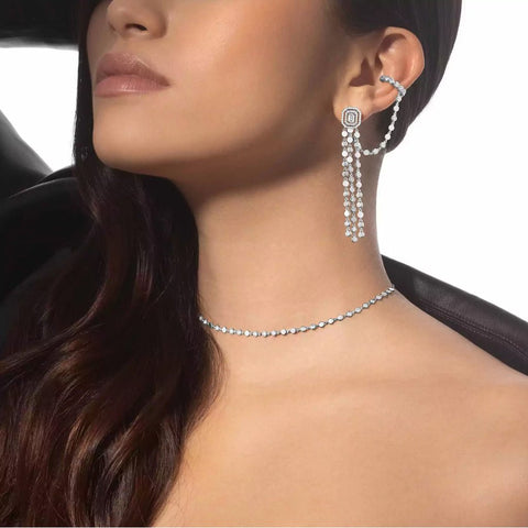 Messika D-Vibes Multi-Row Earrings
