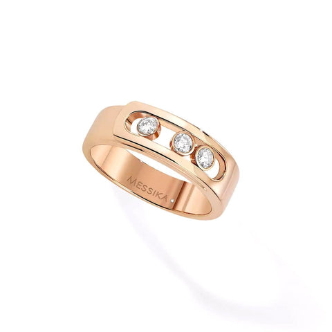 Messika Move Noa Pink Gold Diamond Ring