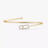 Messika Move Uno Pave Flex Bangle MM