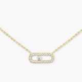 Messika Move Uno Yellow Gold Diamond Necklace - 04708-YG